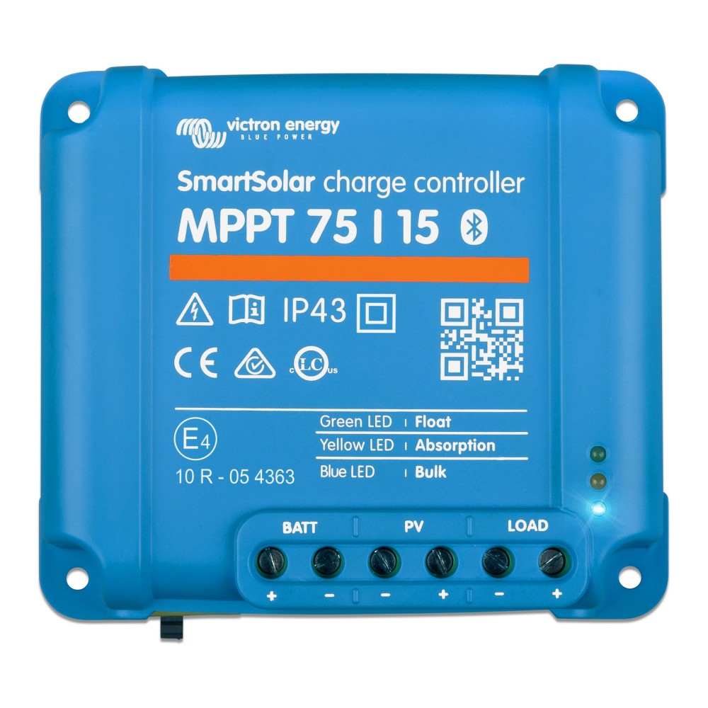 MPPT solar charge controller Victron Energy SmartSolar 75/15, 15 A