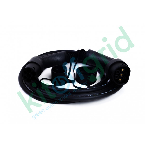 Cable de recharge pour voiture électrique Type 2 vers Type 2 - 10 mètres -  32A 7kw - 2374707