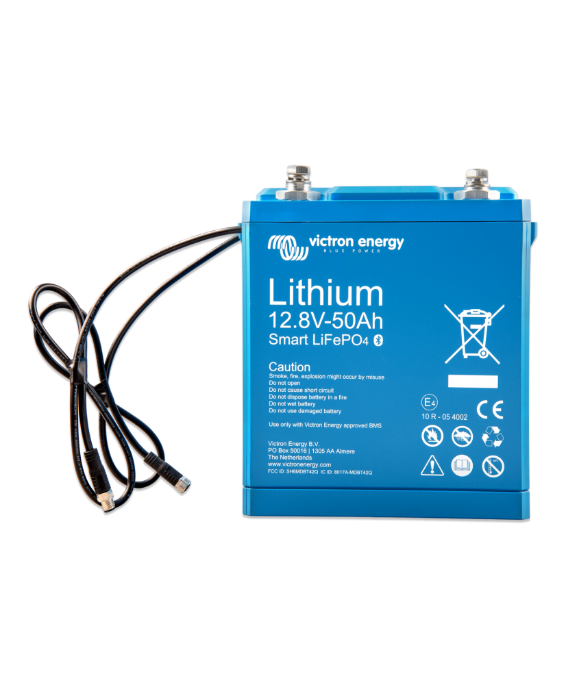 Batería de litio LiFePO4 12.8V 50Ah - Smart