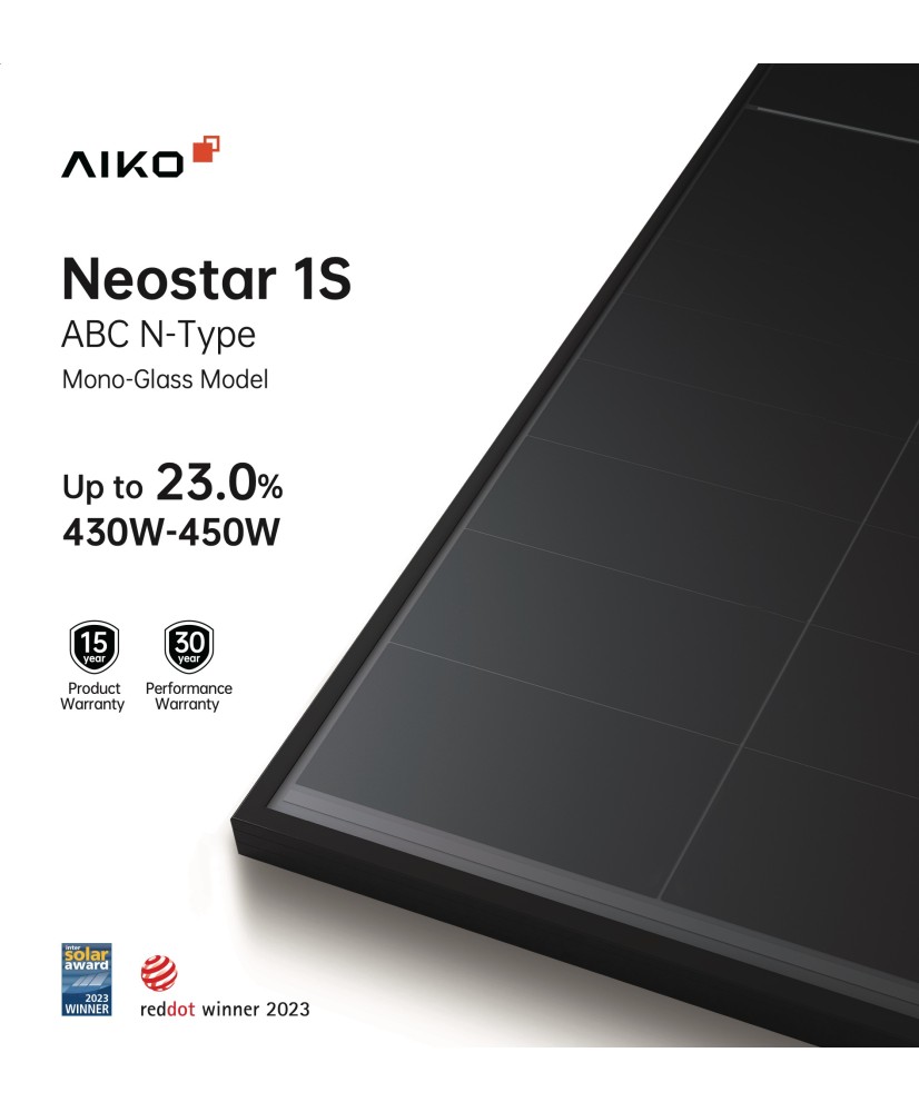 Pannello solare fotovoltaico AIKO Neostar ABC 440Wp