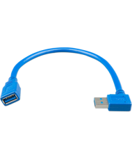 USB extension cable 0,3m one side right angle Victron Energy