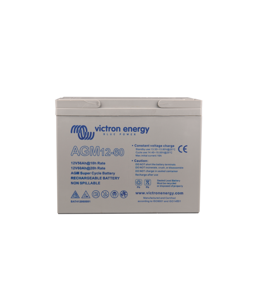 12V/60Ah AGM Super Cycle Battery (M6) Victron Energy