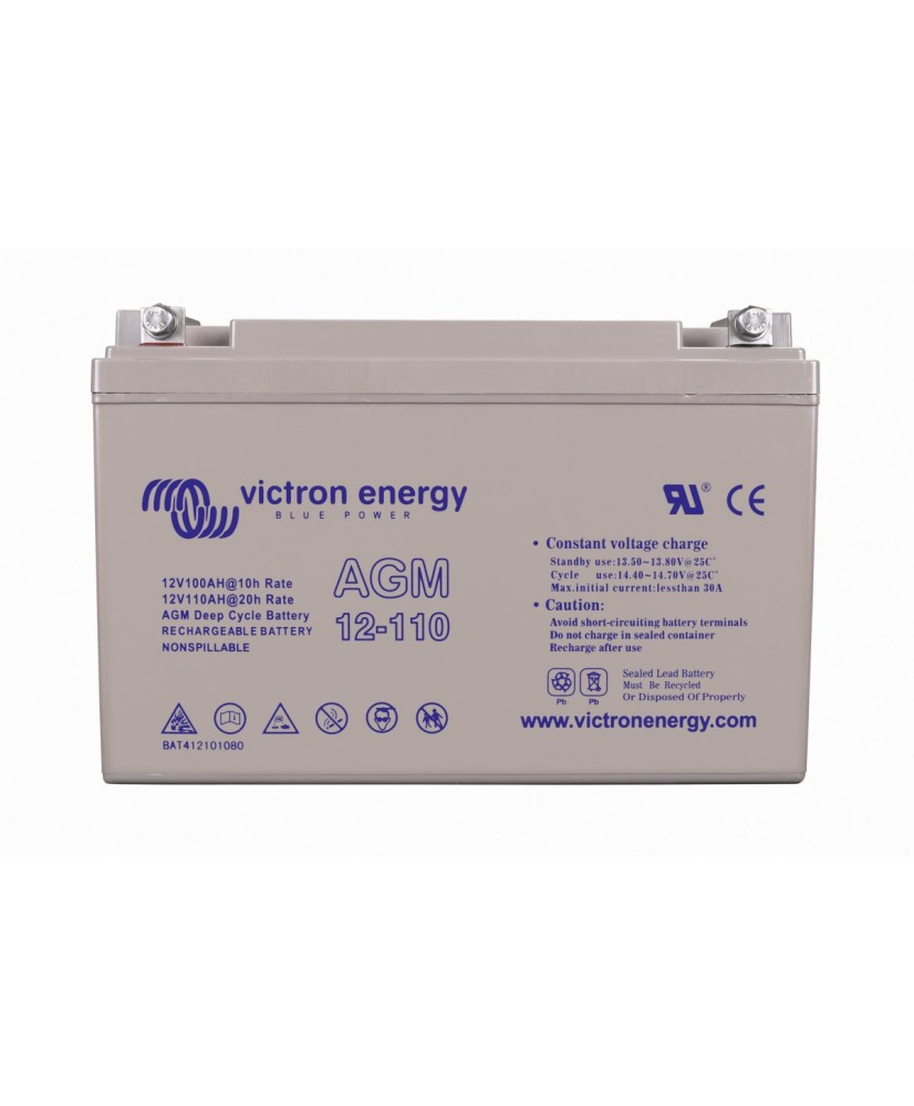 12V/110Ah AGM Deep Cycle Battery Victron Energy
