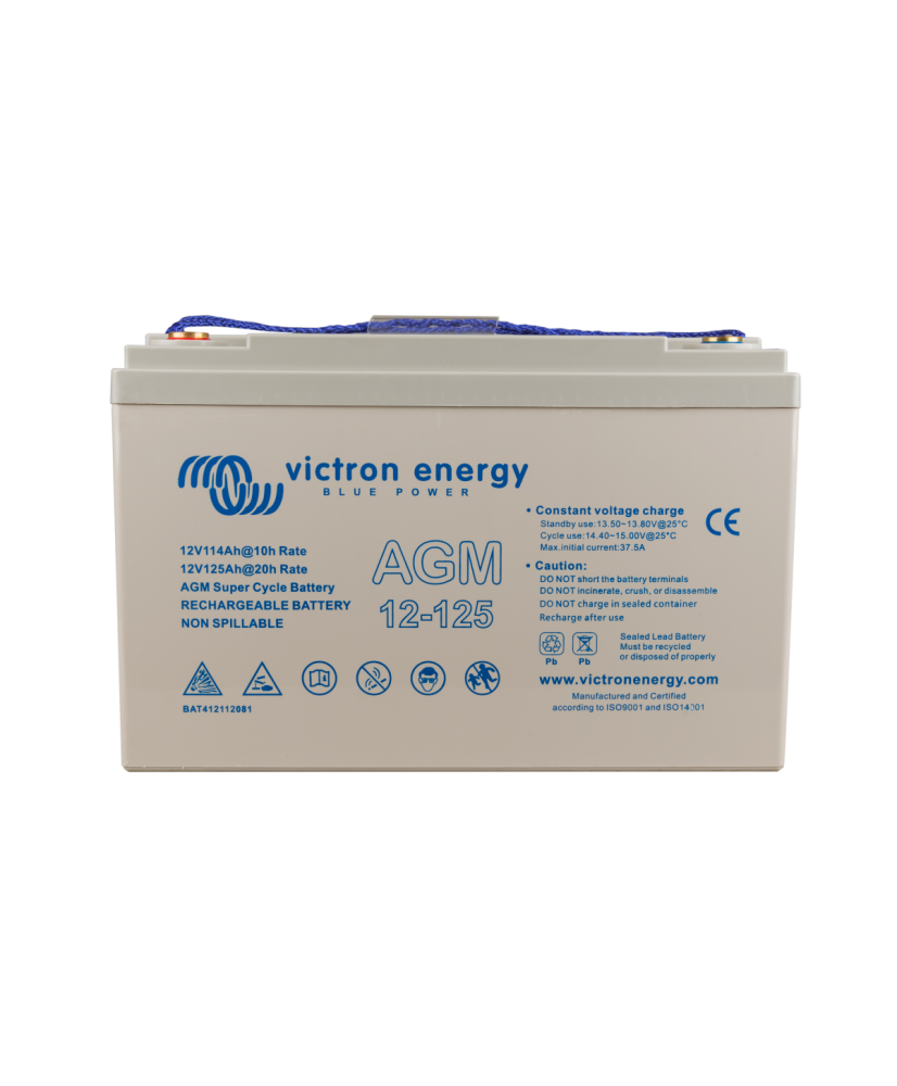 12V/125Ah AGM Super Cycle Battery (M8) Victron Energy