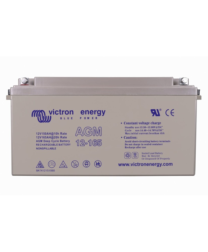 12V/165Ah AGM Deep Cycle Battery (M8) Victron Energy