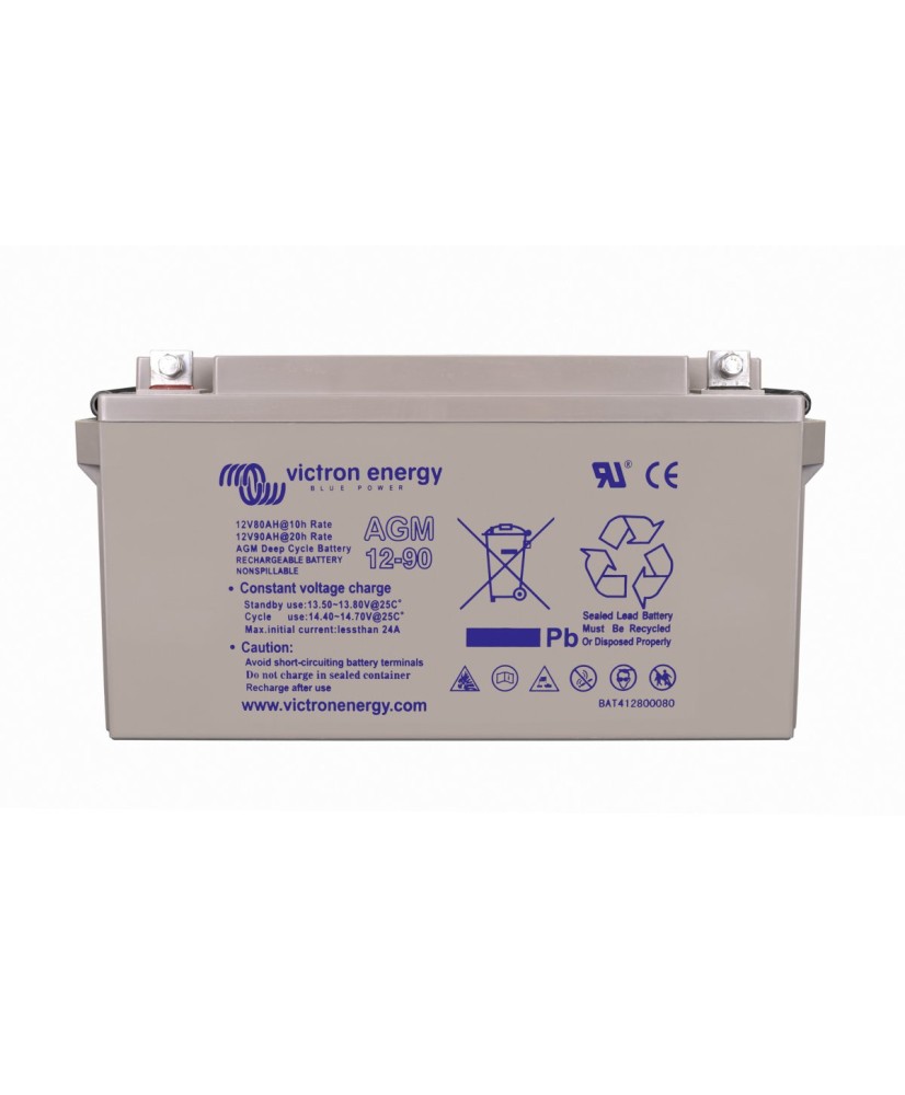 12V/90Ah AGM Deep Cycle Battery Victron Energy