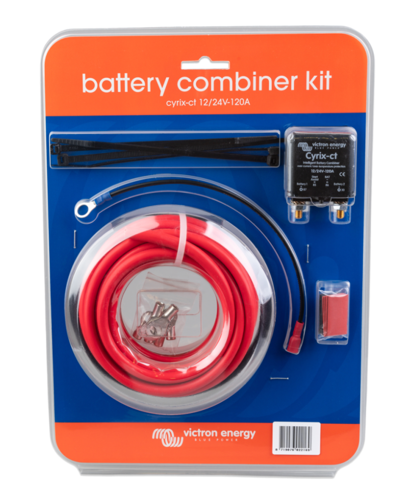 Cyrix-ct 12/24V-120A Battery Combiner Kit Victron Energy