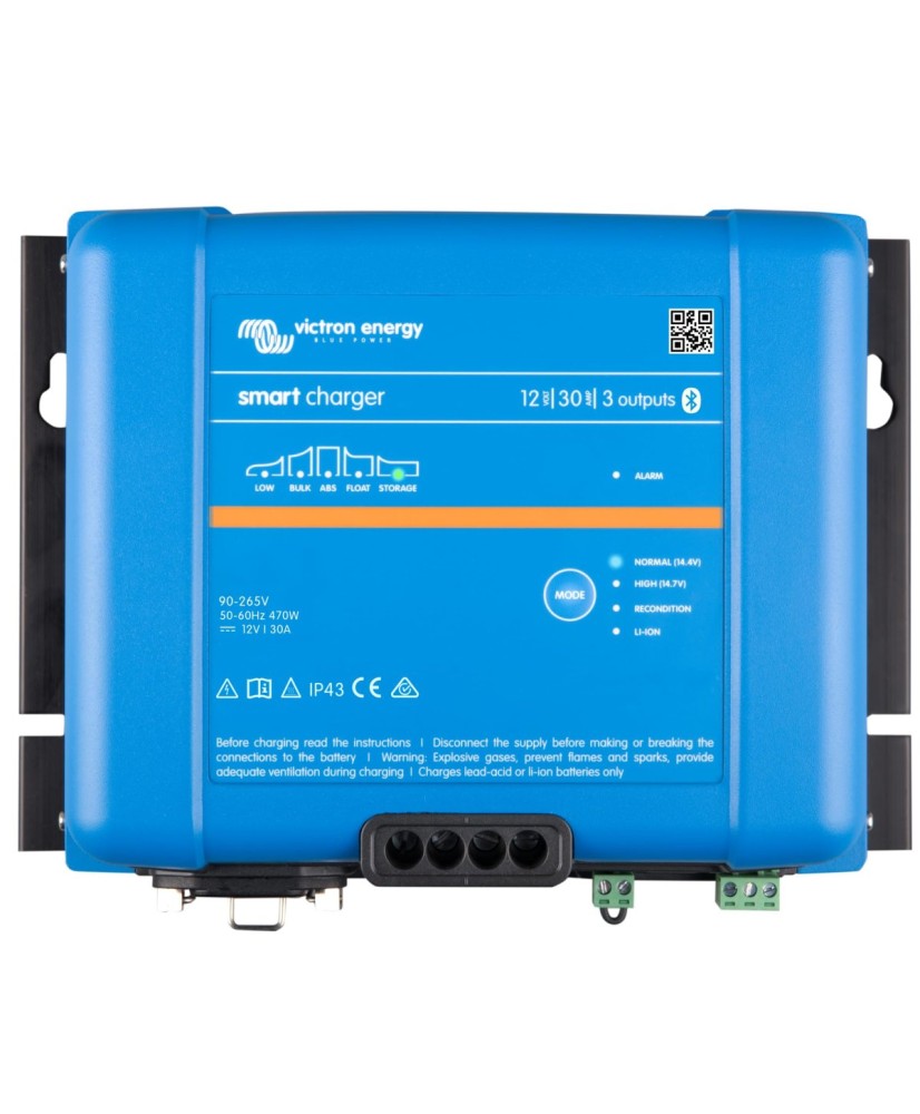 Caricabatterie Smart IP43 12/30(3) 120-240V Victron Energy