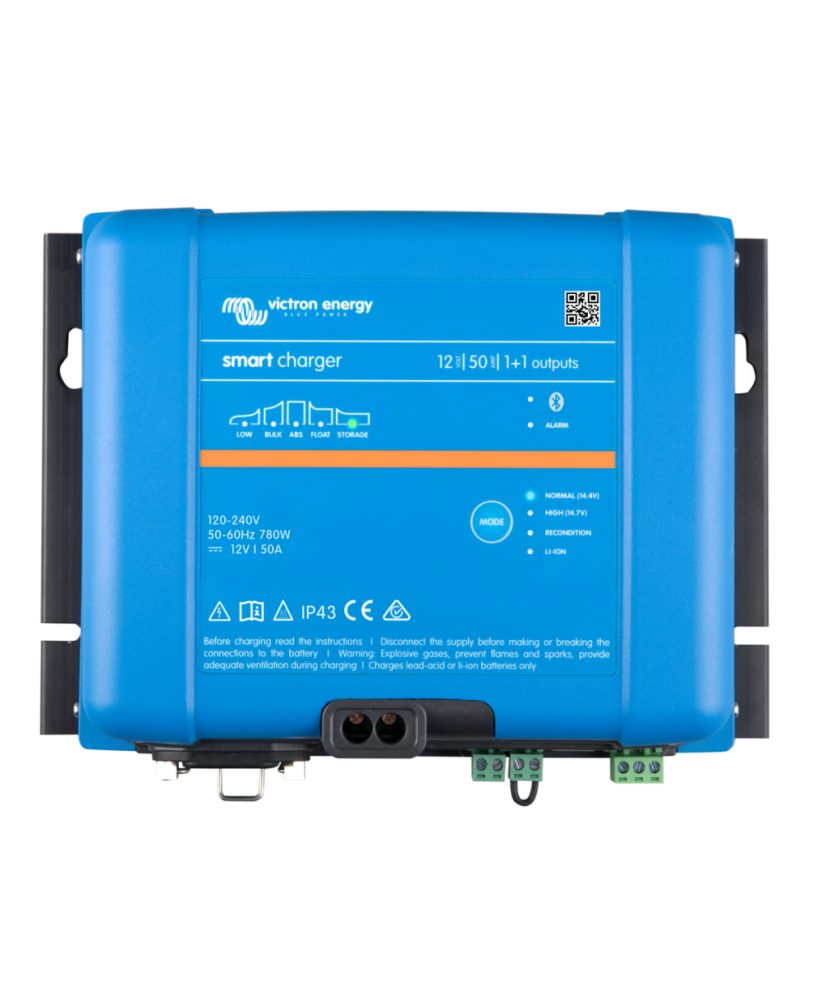 Smart IP43 Charger 12/50(1+1) 120-240V Victron Energy
