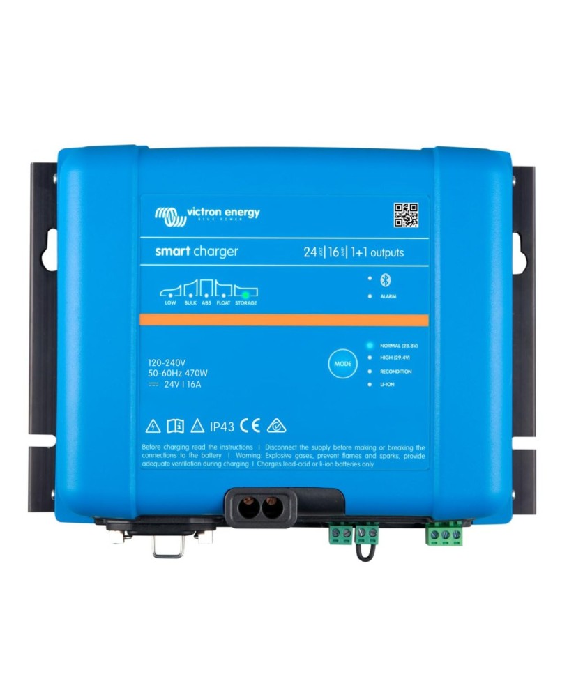 Ladegerät Smart IP43 24/16(1+1) 120-240V Victron Energy