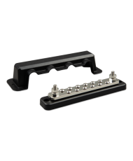Barra collettrice 250A 2P con 12 viti e coperchio Victron Energy