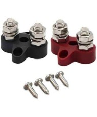 Set di morsetti doppi M8 collegati (1 rosso/1 nero) Victron Energy