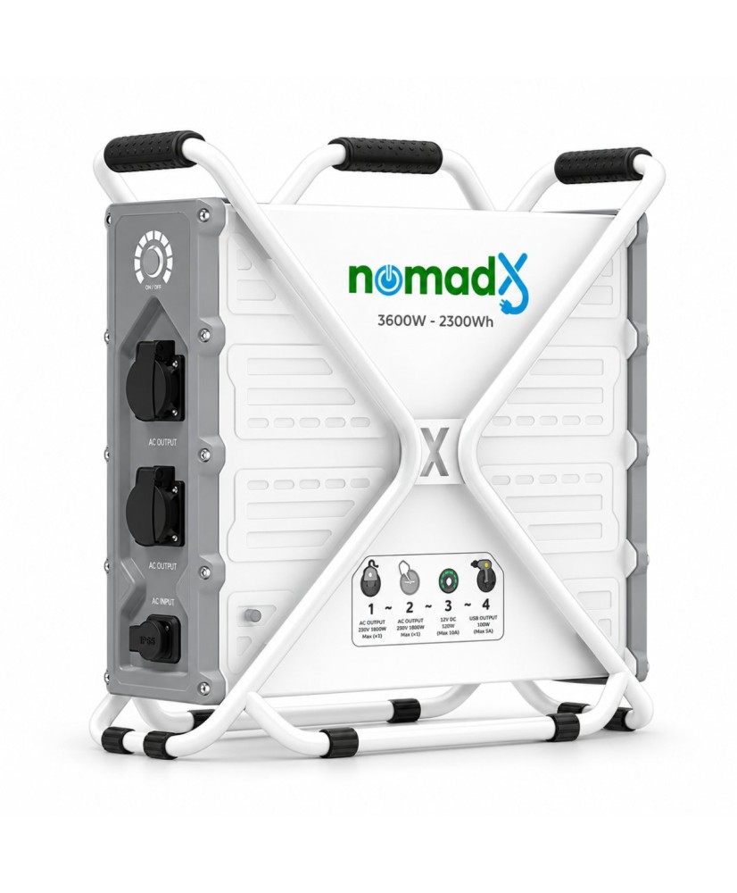 Générateur portable sur batterie nomadX 3600 W 2,3 kWh KOG