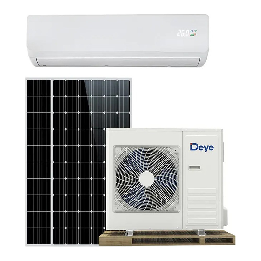 Condizionatore ibrido AC/DC Deye 24.000 BTU, monosplit a parete, DGWA1-ACDC-24K