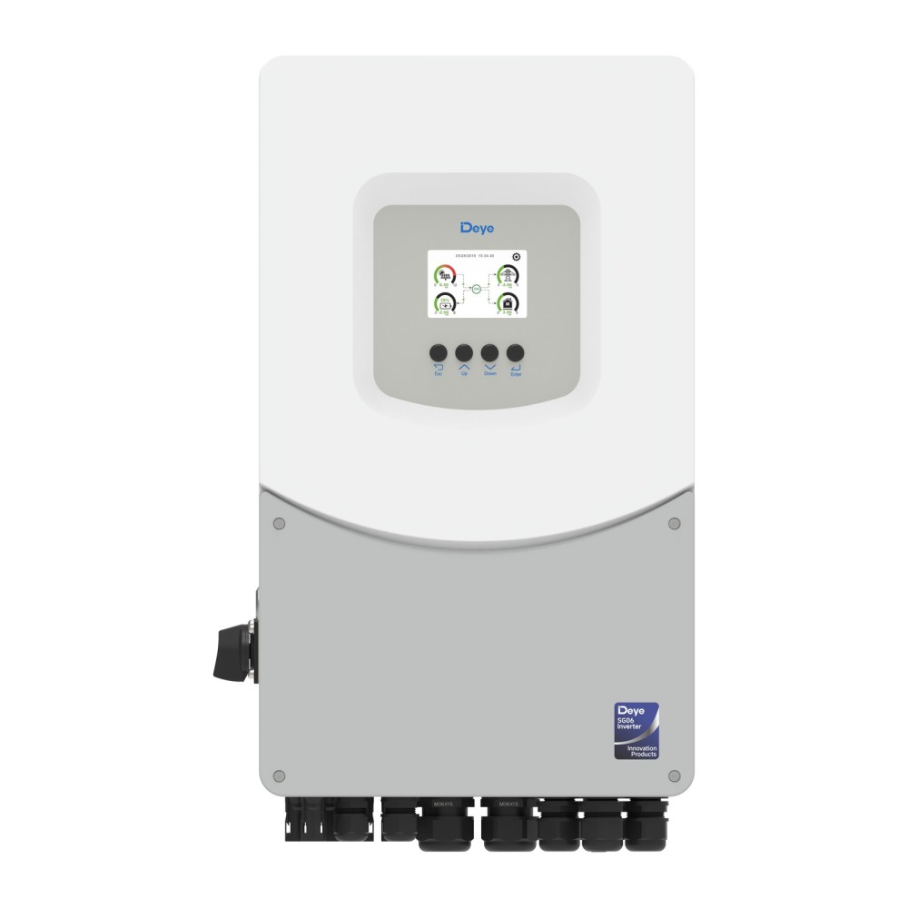 8 kW inverter ibrido Deye, monofase, 48 V, SUN-8K-SG06LP1-EU-BM3