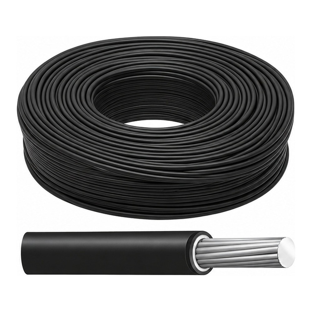 Câble solaire noir 6 mm², HS2