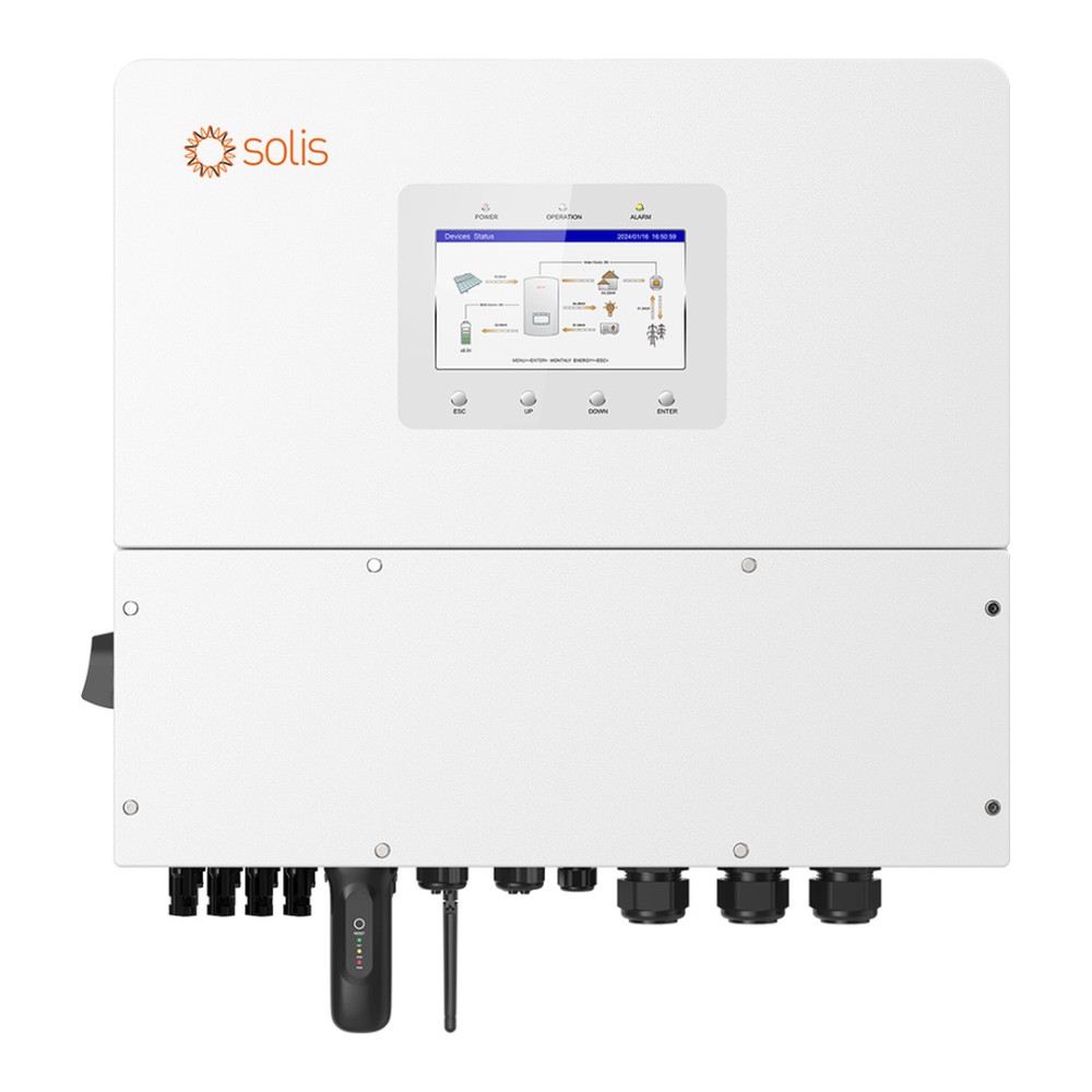 20 kW Solis hybrid inverter, three-phase, HV, S6-EH3P20K-H