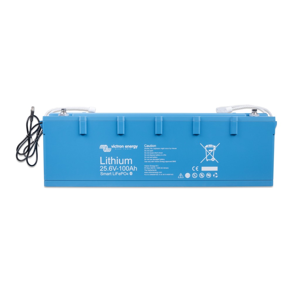 LiFePO4-Lithiumbatterie 25,6 V 100 Ah - Smart