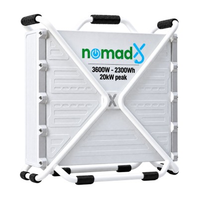 Generador portátil de batería KOG nomadX 3600 W, 2,3 kWh